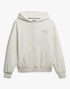 SUPERDRY D2 SDSW COUNTRY CLUB VELOUR RELAX HOOD WOMENS SWEATSHIRT