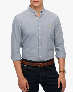 SUPERDRY D2 STUD CLASSIC OXFORD L/S SHIRT МЪЖКА РИЗА