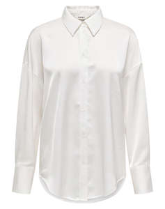 ONLY ONLMARTA L/S OVERSIZE SATIN SHIRT WVN