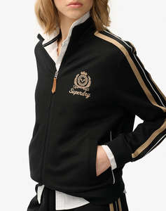 SUPERDRY D3 SDSW COUNTRY CLUB TRACK TOP WOMENS SWEATSHIRT