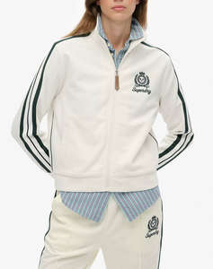 SUPERDRY D3 SDSW COUNTRY CLUB TRACK TOP WOMENS SWEATSHIRT