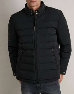 NAVY&GREEN JACKET WITH DETACHABLE HOOD
