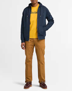 TIMBERLAND EXETER RIVER Brushed Back Full Zip Hoodie