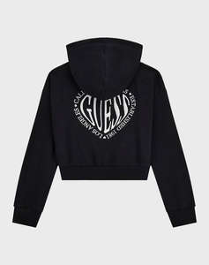 GUESS HOODED LS ACTIVE TOP W/ZIP ДЕТСКИ СУИТШЪР GIRL