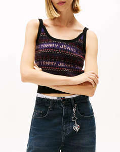 TOMMY JEANS TJW FAIRISLE CAMI