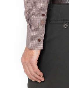 THE BOSTONIANS РИЗА CHARLES ПОПЛИН SLIM FIT Patterned POPLIN Classic Slim FIT