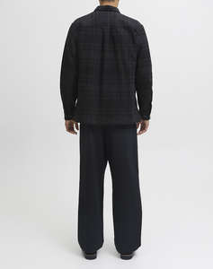 JACK&JONES JPRRAYLE MELANGE CHECK L/S OVERSHIRT SN