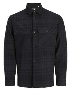 JACK&JONES JPRRAYLE MELANGE CHECK L/S OVERSHIRT SN