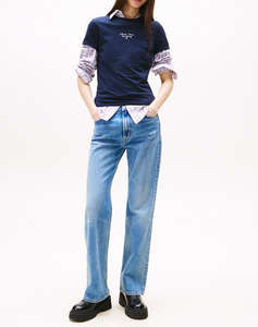 TOMMY JEANS TJW SLIM ESS LOGO 1 TEE EXT