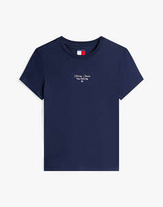 TOMMY JEANS TJW SLIM ESS LOGO 1 TEE EXT