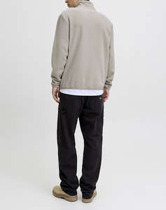 JACK&JONES JCOFUSION FLEECE SWEAT ZIP HIGH NECK