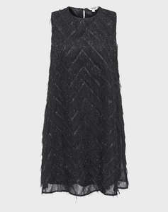 ONLY ONLFAYE LIFE SL FEATHER DRESS WVN