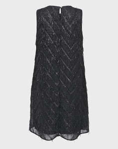 ONLY ONLFAYE LIFE SL FEATHER DRESS WVN