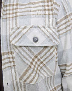 JACK&JONES JPRRAYLE MELANGE CHECK L/S OVERSHIRT SN