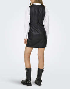 ONLY ONLNELLY FAUX LEATHER DRESS OTW