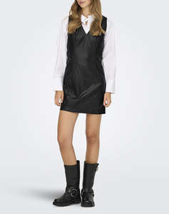 ONLY ONLNELLY FAUX LEATHER DRESS OTW
