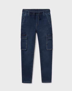 MAYORAL TROUSERS SOFT DENIM JOGGER