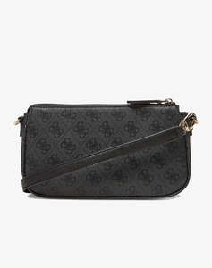 GUESS NOELLE II DBL POUCH CROSSBODY ДАМСКА ЧАНТА (Размери: 24 x 13 x 5см.)