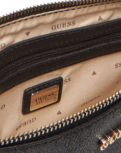 GUESS NOELLE II DBL POUCH CROSSBODY ДАМСКА ЧАНТА (Размери: 24 x 13 x 5см.)