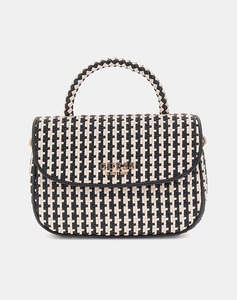 GUESS MIREMA TOP HANDLE FLAP WOMENS BAG