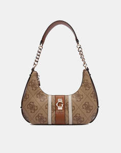 GUESS ERENIA TOP ZIP SHOULDER BAG WOMENS BAG