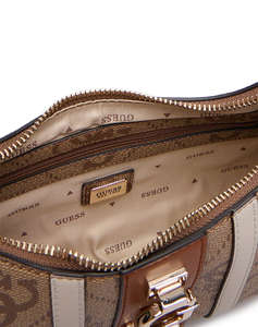 GUESS ERENIA TOP ZIP SHOULDER BAG WOMENS BAG