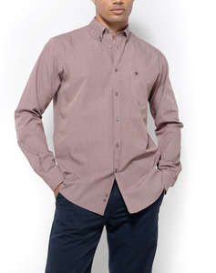 THE BOSTONIANS РИЗА CHESTER ПОПЛИН REGULAR FIT MiniCheck POPLIN Button-down Regular Fit