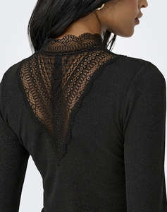 ONLY ONLTILDE GLITTER L/S HIGHNECK TOP JRS