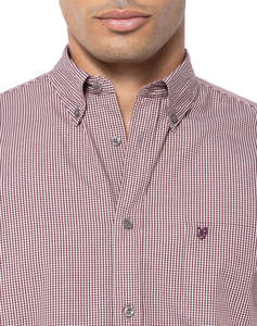 THE BOSTONIANS РИЗА CHESTER ПОПЛИН REGULAR FIT MiniCheck POPLIN Button-down Regular Fit
