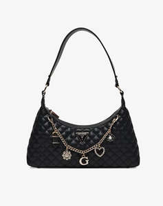 GUESS EVERLEE TOP ZIP SHOULDER BAG WOMENS BAG