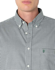 THE BOSTONIANS РИЗА CHESTER TWILL REGULAR FIT MiniCheck TWILL Button-down Regular FIT