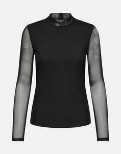 ONLY ONLERICA LIFE MESH L/S TOP JRS NOOS