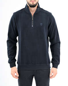 LEXTON SWEATSHIRT POLO ZIP 70%ПАМУК-30%ПОЛИ.