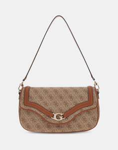 GUESS DEA FLAP SHOULDER BAG WOMENS BAG