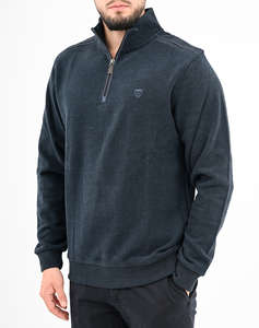 LEXTON SWEATSHIRT POLO ZIP 70%ПАМУК-30%ПОЛИ.