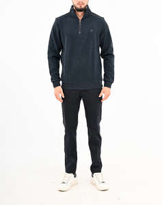 LEXTON SWEATSHIRT POLO ZIP 70%ПАМУК-30%ПОЛИ.