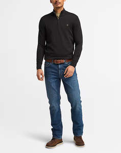 TIMBERLAND WILLIAMS RIVER Cotton YD 1/4 Zip Sweater