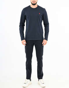 US POLO ASSN WILL 000398 EH03 BASIC T SHIRT LS МЪЖКА БЛУЗА