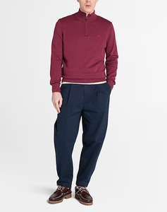 TIMBERLAND WILLIAMS RIVER Cotton YD 1/4 Zip Sweater