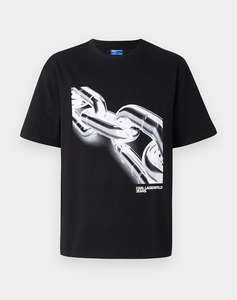 KARL LAGERFELD JEANS KLJ RELAX CHAIN TEE
