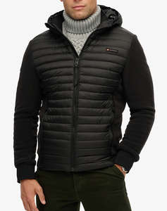 SUPERDRY D1 SDSW HOOD STORM FLEECE HYBRID JKT МЪЖКО ЯКЕ