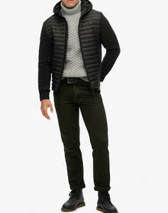 SUPERDRY D1 SDSW HOOD STORM FLEECE HYBRID JKT МЪЖКО ЯКЕ