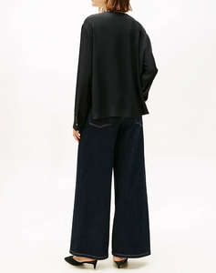 TOMMY HILFIGER SOFT VIS LS RELAXED BLOUSE