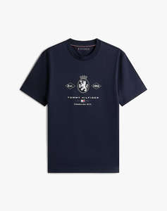 TOMMY HILFIGER DIAMOND CREST GRAPHIC TEE