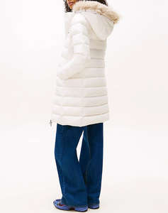 TOMMY JEANS TJW ESSENTIAL HOODED DOWN COAT