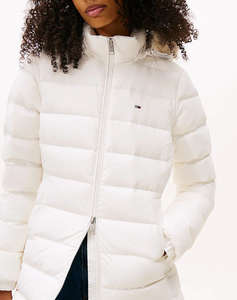 TOMMY JEANS TJW ESSENTIAL HOODED DOWN COAT