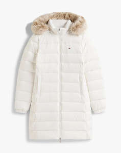 TOMMY JEANS TJW ESSENTIAL HOODED DOWN COAT