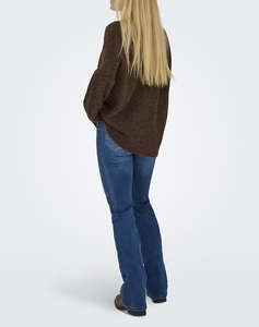 ONLY ONLAZU LS BOXY O-NECK KNT