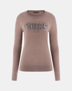 GUESS LS CN REYNA LOGO SWTR ПЛЕТЕНИ ДАМСКИ ДРЕХИ