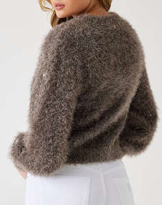 GUESS LS CN KIRA LUREX MIX SWTR ПЛЕТЕНИ ДАМСКИ ДРЕХИ